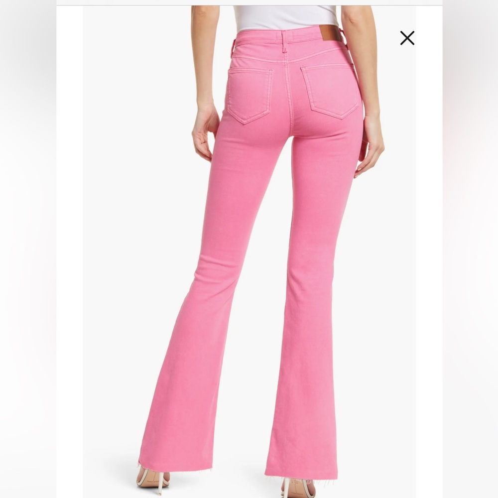 Pink Flared Jeans - Picture 2 of 7